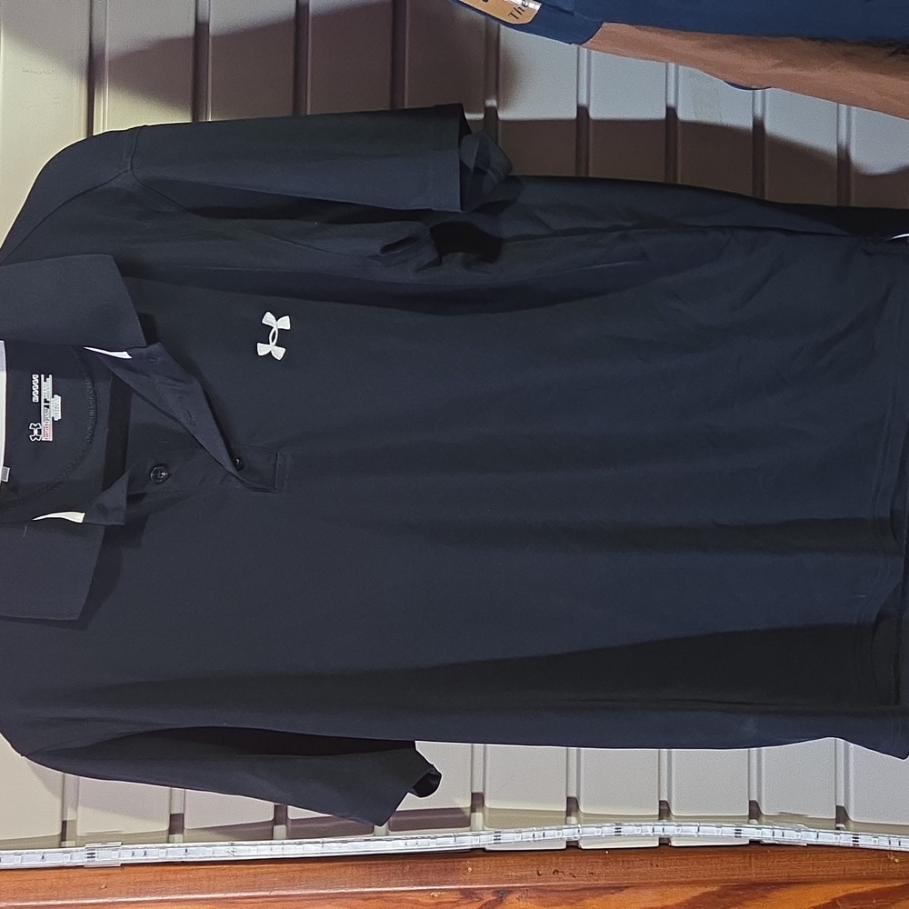 Under Armour Men's Black Polo Shirt